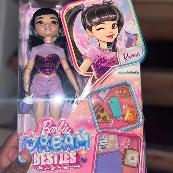 Barbie Dream Besties Doll & Accessories Playset, Renee with Long Black Hair - Picture 1 of 7